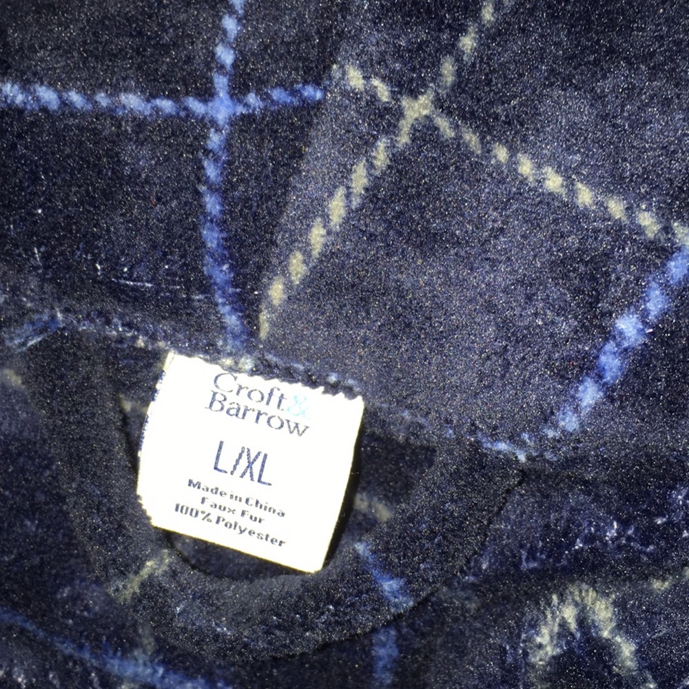 ❤️❤️NWT comfortable bath robe royal blue Cozy cute - Picture 3 of 4
